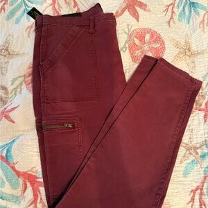 Banana Republic Red Cargo Jeans Modern Fit